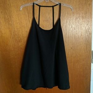 Zella Lazer Cut Strappy Yoga top